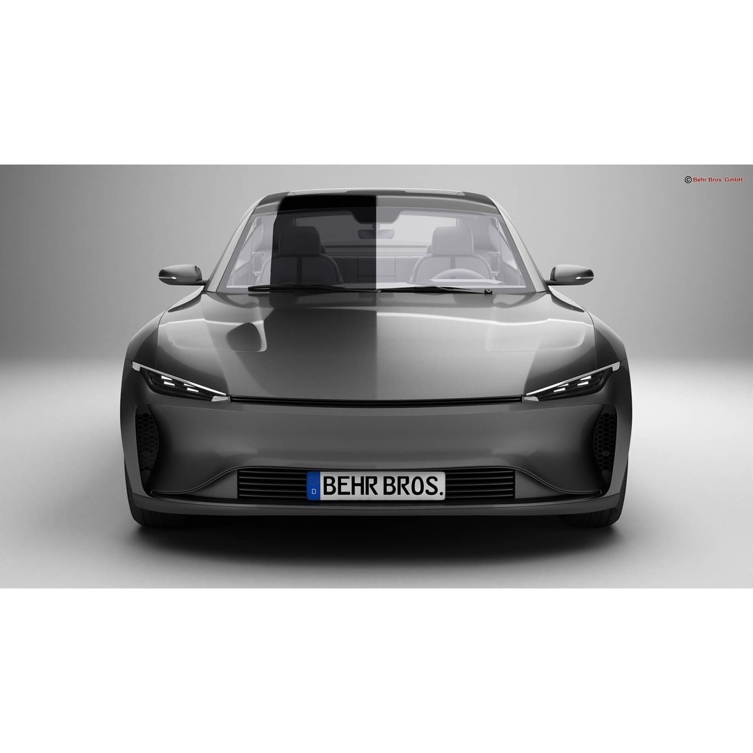 Generic Modern Coupe 3D Model – High Poly Animated Car Asset, Blender, FBX - View 8