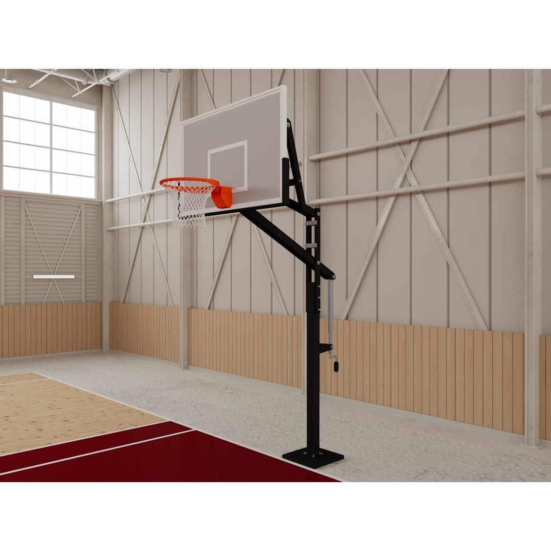 Basketball Gym 3D Model – Detailed Game Asset, FBX, Blender - View 10