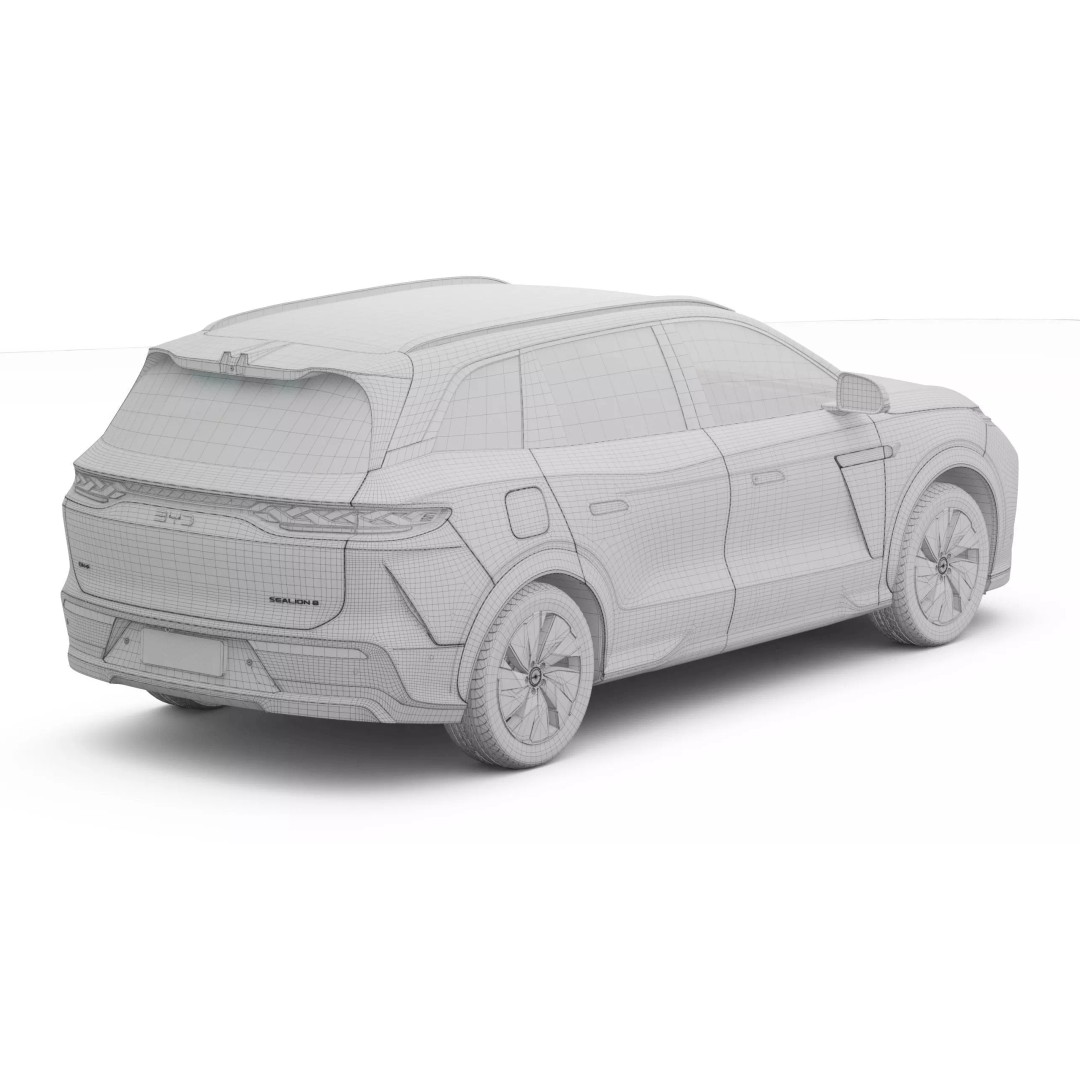 2026 BYD Sealion 3D Model – High Poly SUV Asset, FBX, Blender