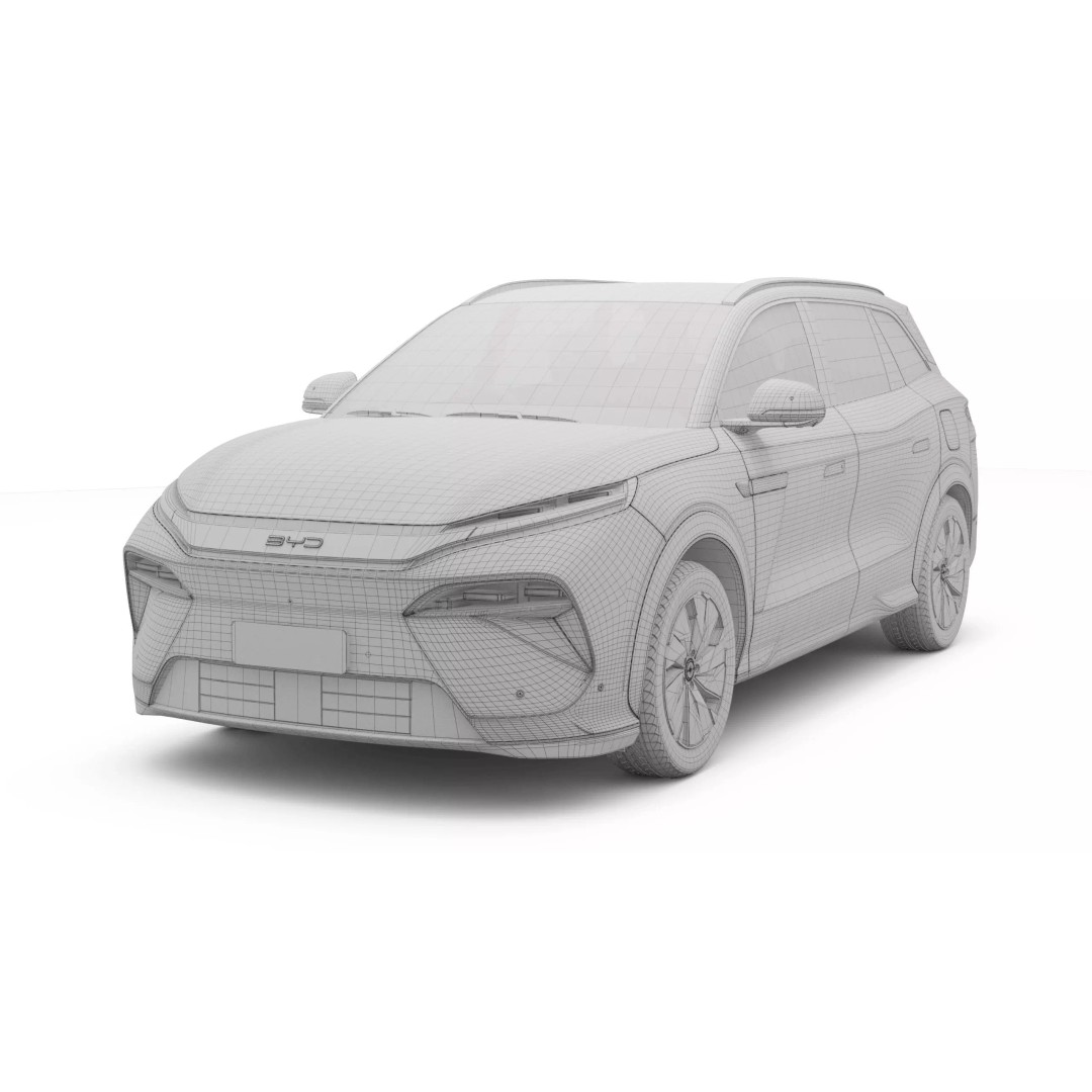 2026 BYD Sealion 3D Model – High Poly SUV Asset, FBX, Blender - View 7