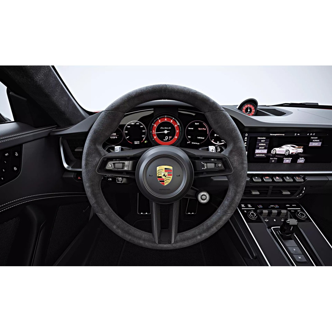 2021 Porsche 911 Turbo S 3D Model – High Poly Game Asset, FBX, OBJ - View 14