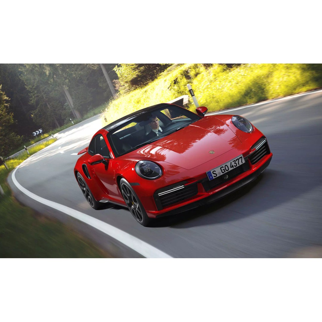 2021 Porsche 911 Turbo S 3D Model – High Poly Game Asset, FBX, OBJ - View 21