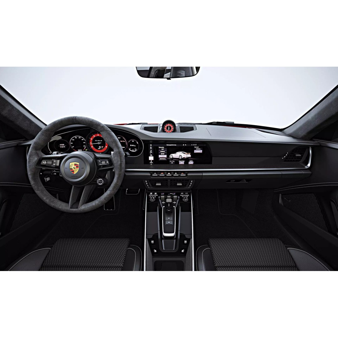 2021 Porsche 911 Turbo S 3D Model – High Poly Game Asset, FBX, OBJ - View 4
