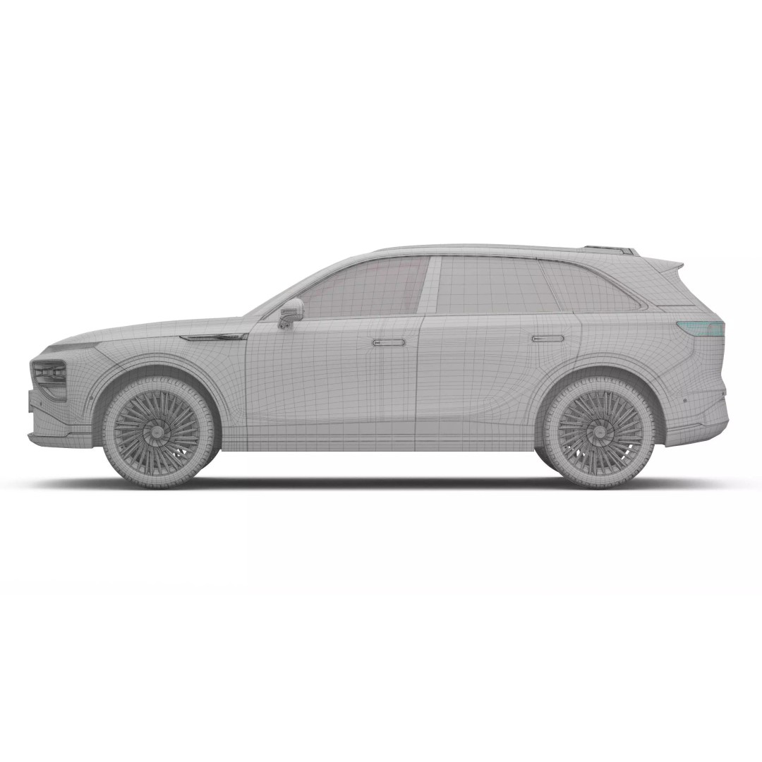 2026 Xpeng G9 3D Model – High Poly SUV, Game Ready, FBX, OBJ - View 20