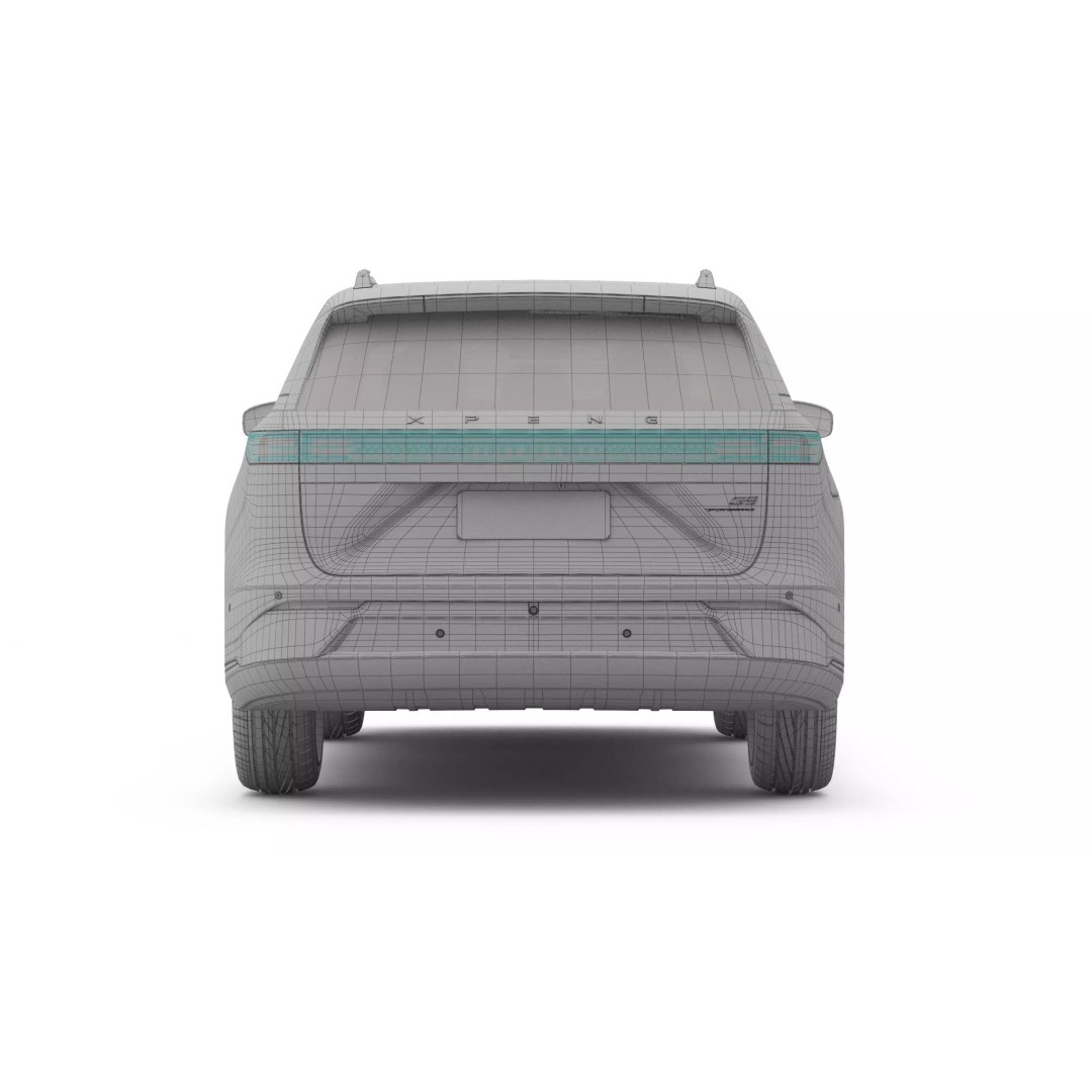 2026 Xpeng G9 3D Model – High Poly SUV, Game Ready, FBX, OBJ - View 21