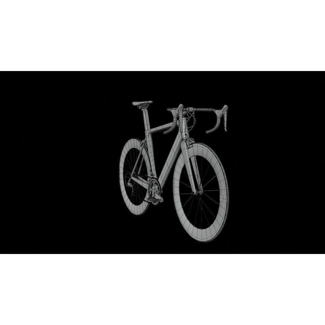 Road Bike 3D Model – High Poly PBR Bicycle Asset, FBX, OBJ - View 17