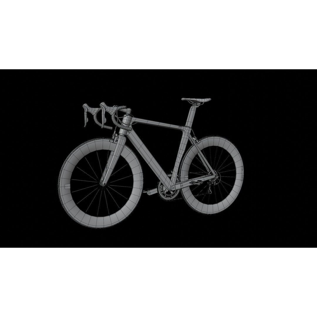 Road Bike 3D Model – High Poly PBR Bicycle Asset, FBX, OBJ - View 18