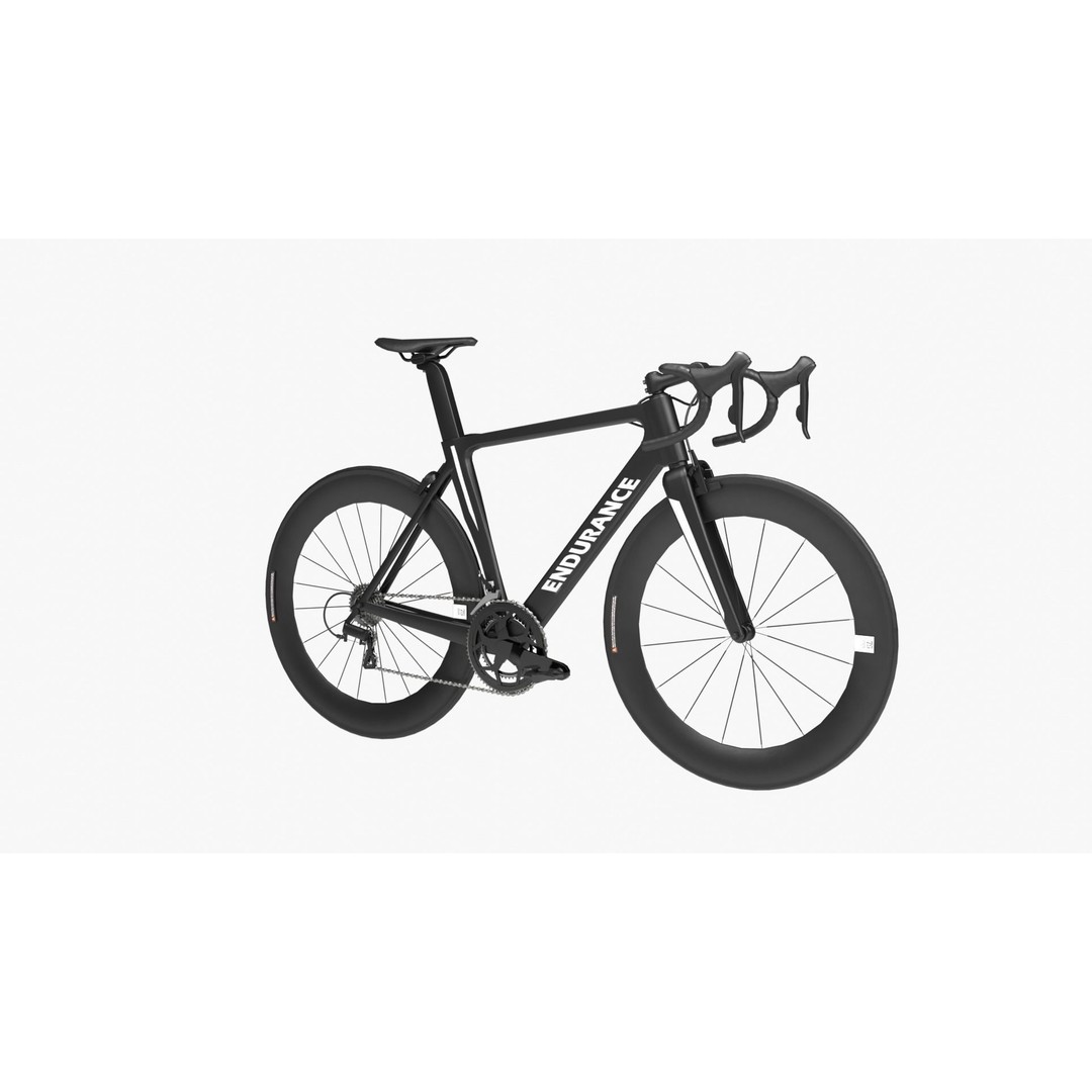 Road Bike 3D Model – High Poly PBR Bicycle Asset, FBX, OBJ - View 5