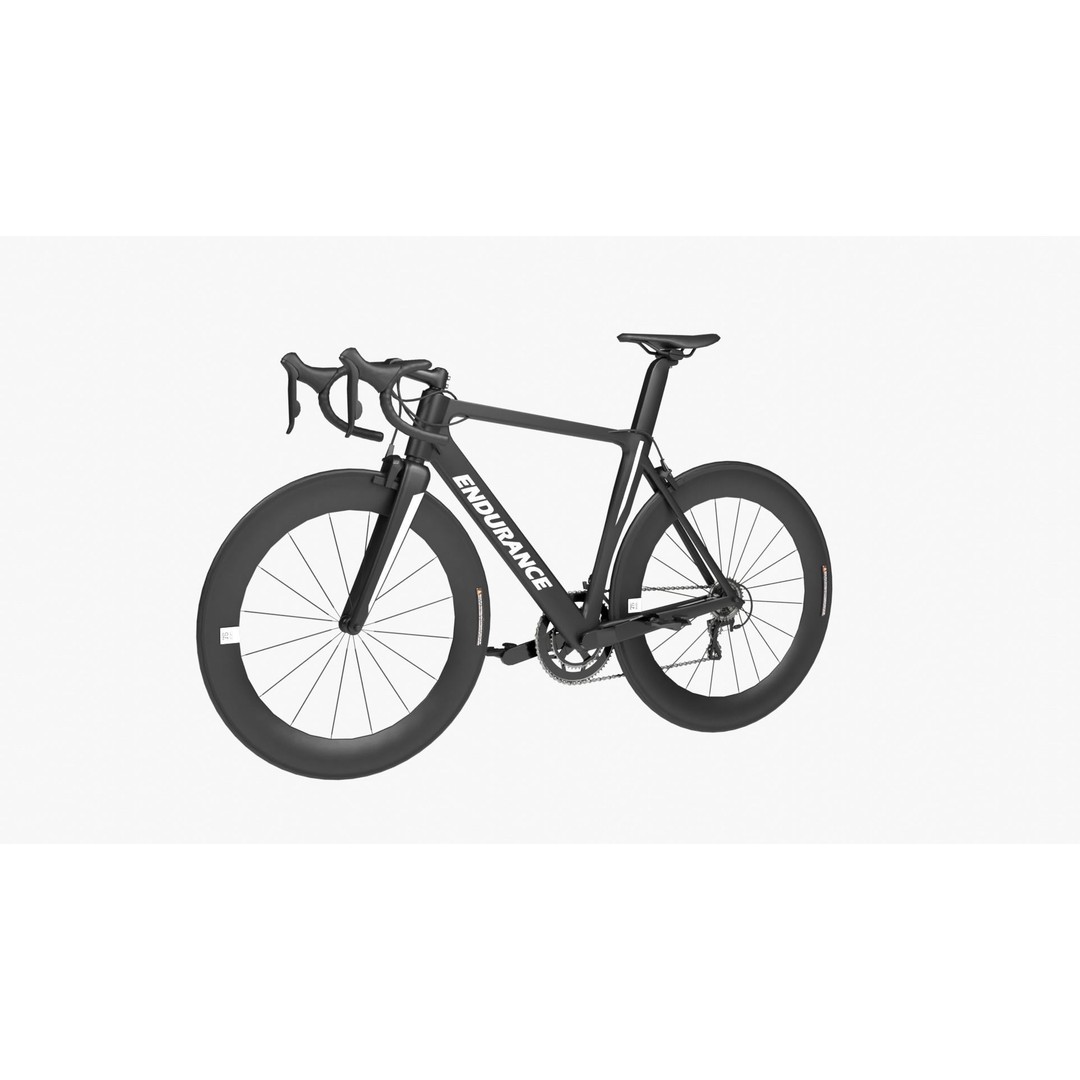 Road Bike 3D Model – High Poly PBR Bicycle Asset, FBX, OBJ - View 9
