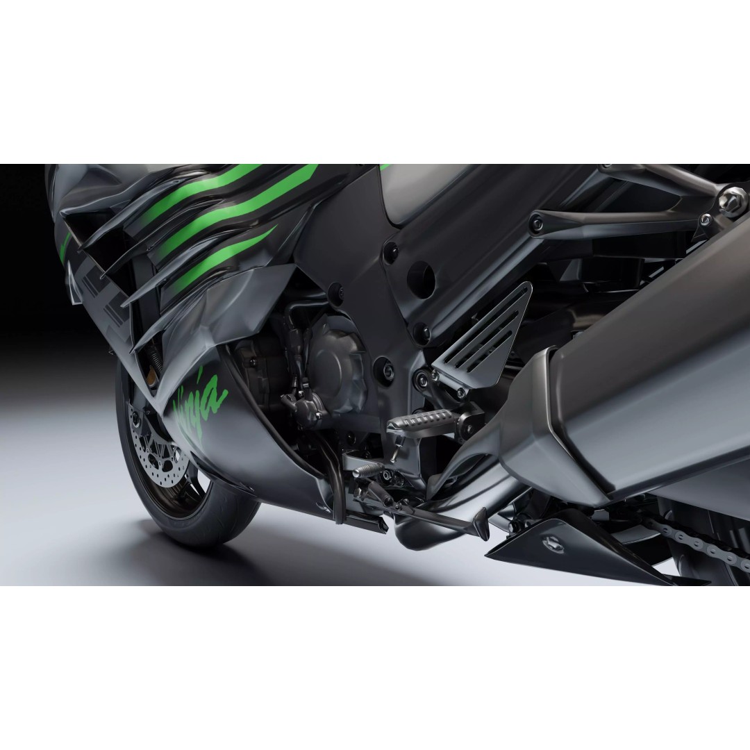 Kawasaki Ninja ZX-14R 3D Model – Low Poly PBR Game Asset, Blender, FBX - View 21