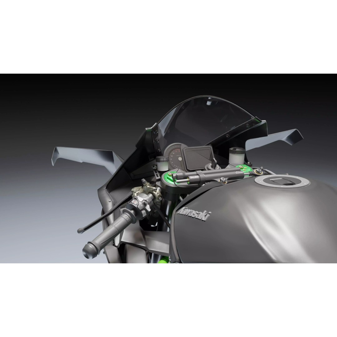 Kawasaki Ninja H2R 3D Model – Low Poly Game Ready Asset, Blender, FBX - View 4