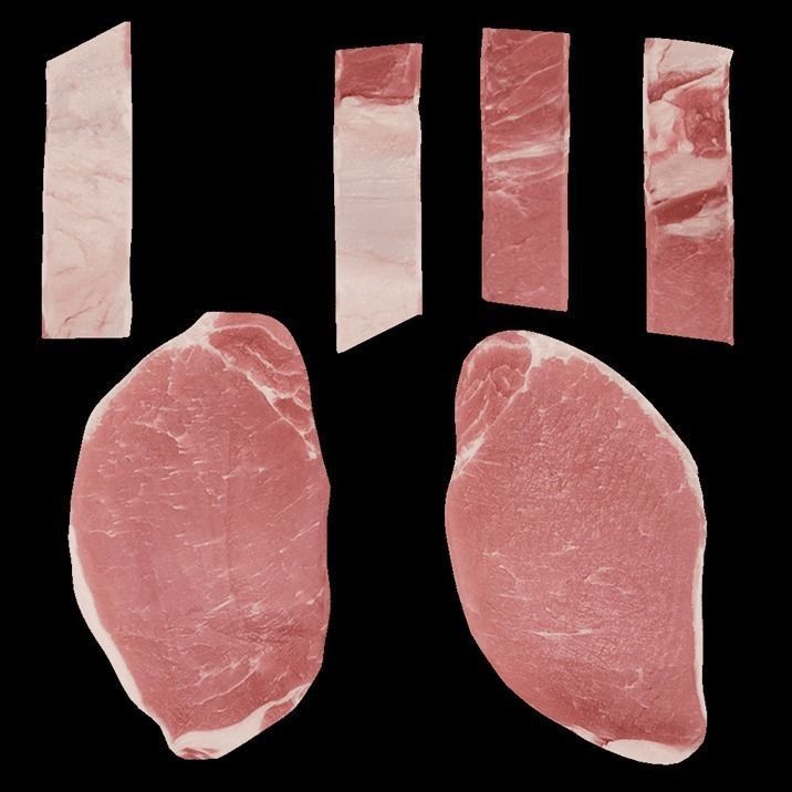Pork Chops Package - Game-Ready 3D Model - View 12