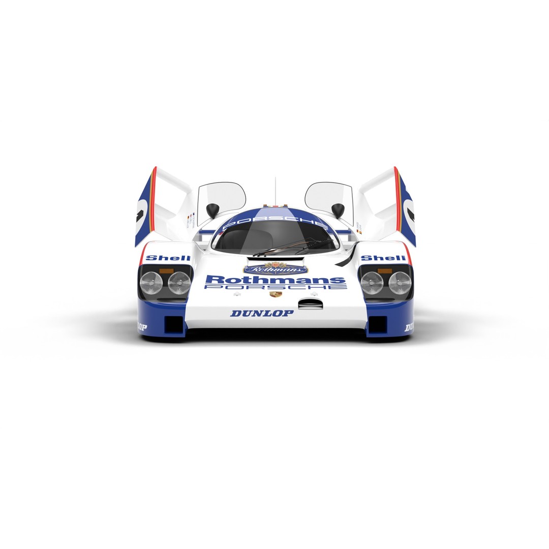 Porsche 956 Group C 1982 Rothmans Racing 3D Model – High Poly PBR Asset, FBX, OBJ - View 14