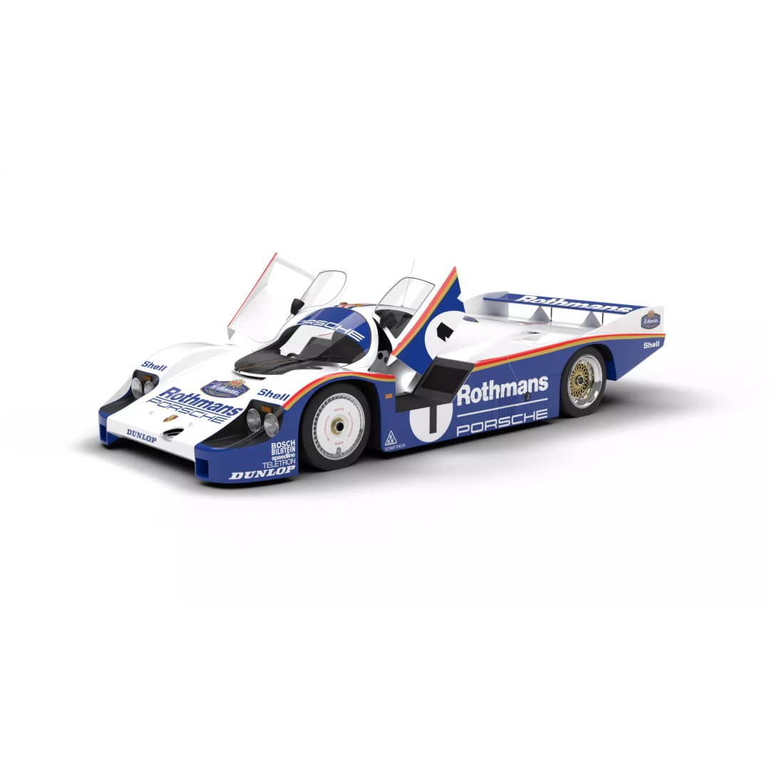 Porsche 956 Group C 1982 Rothmans Racing 3D Model – High Poly PBR Asset, FBX, OBJ - View 2