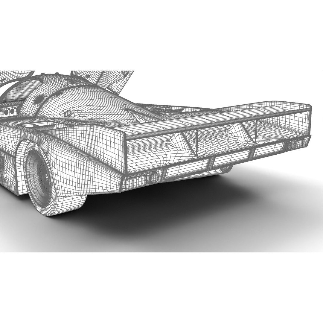 Porsche 956 Group C 1982 Rothmans Racing 3D Model – High Poly PBR Asset, FBX, OBJ - View 28