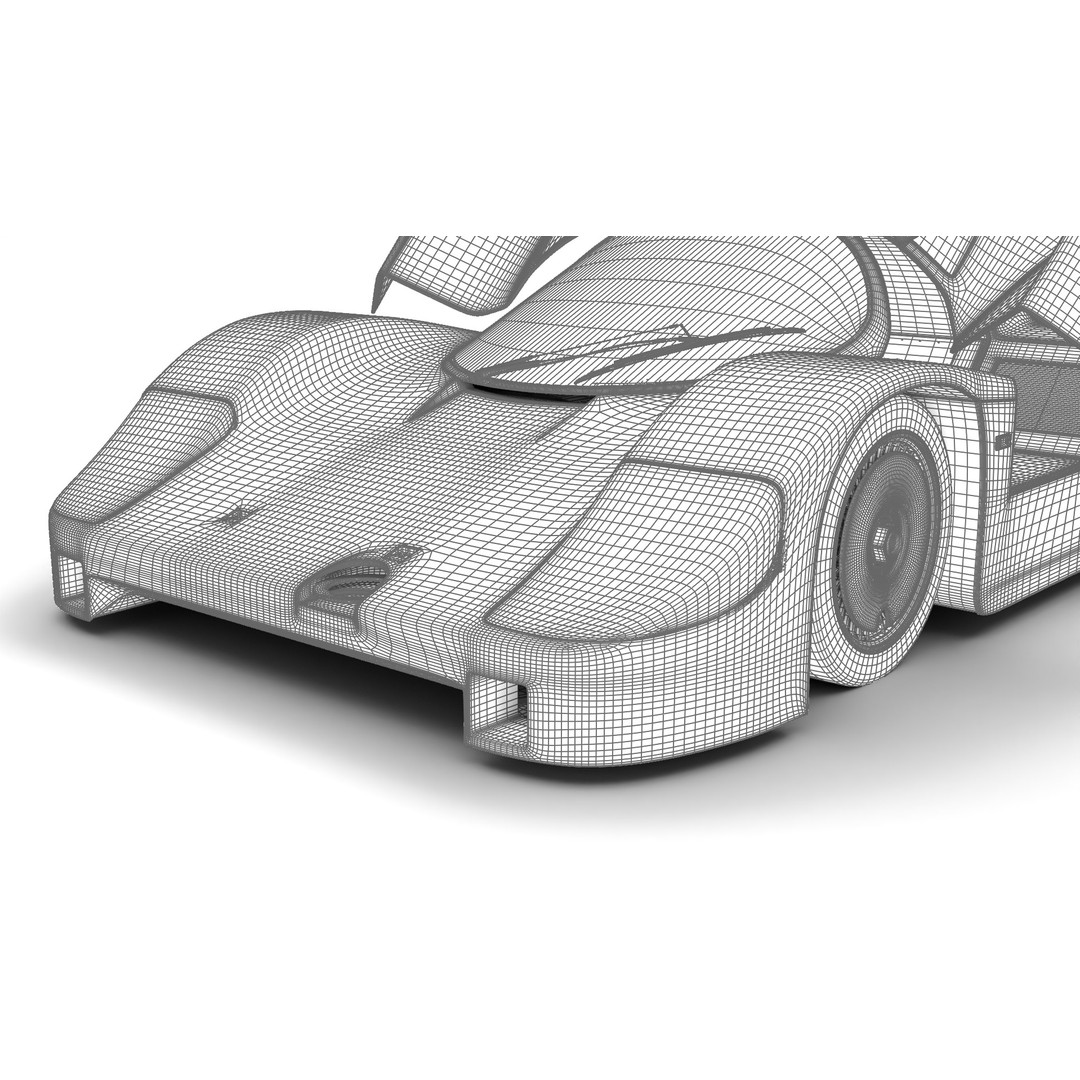 Porsche 956 Group C 1982 Rothmans Racing 3D Model – High Poly PBR Asset, FBX, OBJ - View 30