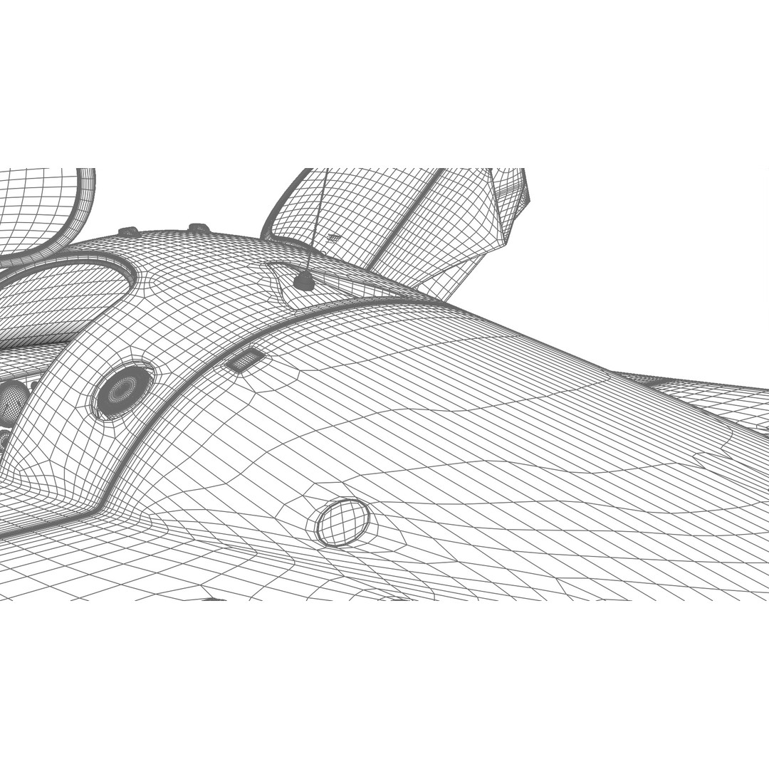 Porsche 956 Group C 1982 Rothmans Racing 3D Model – High Poly PBR Asset, FBX, OBJ - View 43