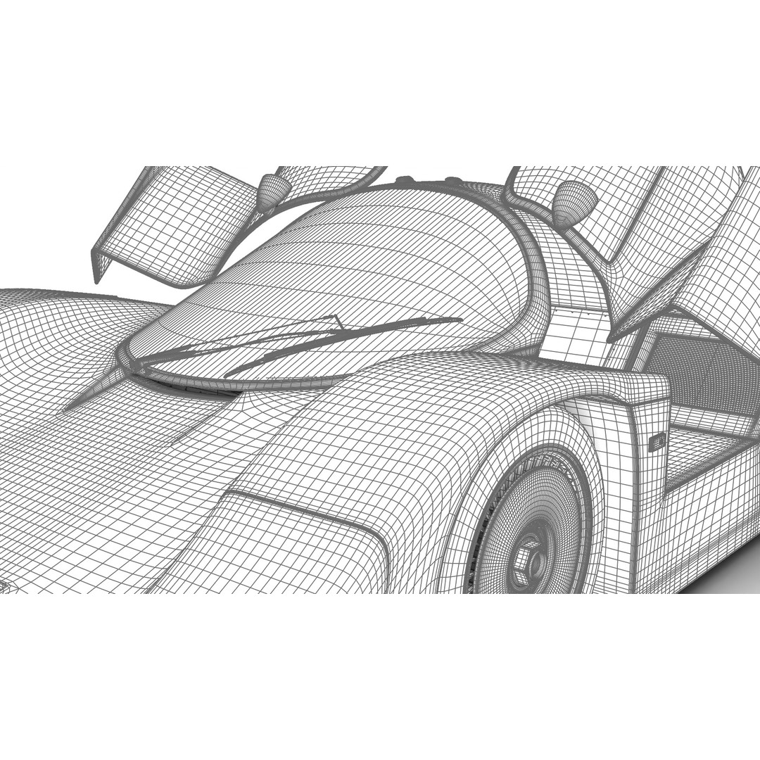 Porsche 956 Group C 1982 Rothmans Racing 3D Model – High Poly PBR Asset, FBX, OBJ - View 45