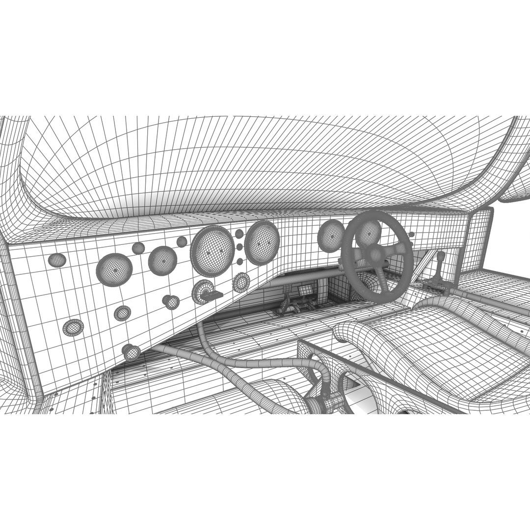 Porsche 956 Group C 1982 Rothmans Racing 3D Model – High Poly PBR Asset, FBX, OBJ - View 50