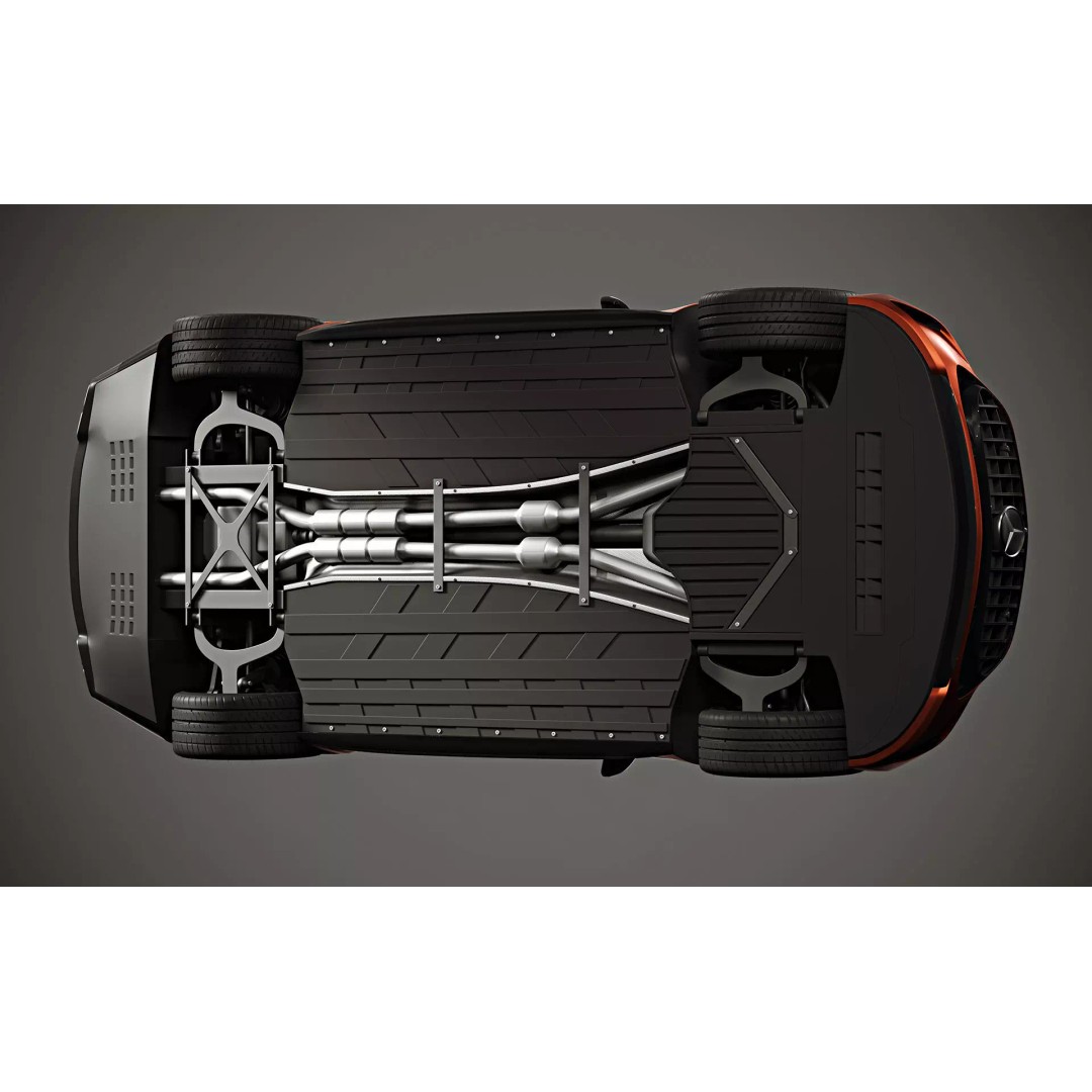 2025 Mercedes-AMG GT 63 S E Performance Coupe 3D Model – High Poly PBR Car Asset, FBX - View 30