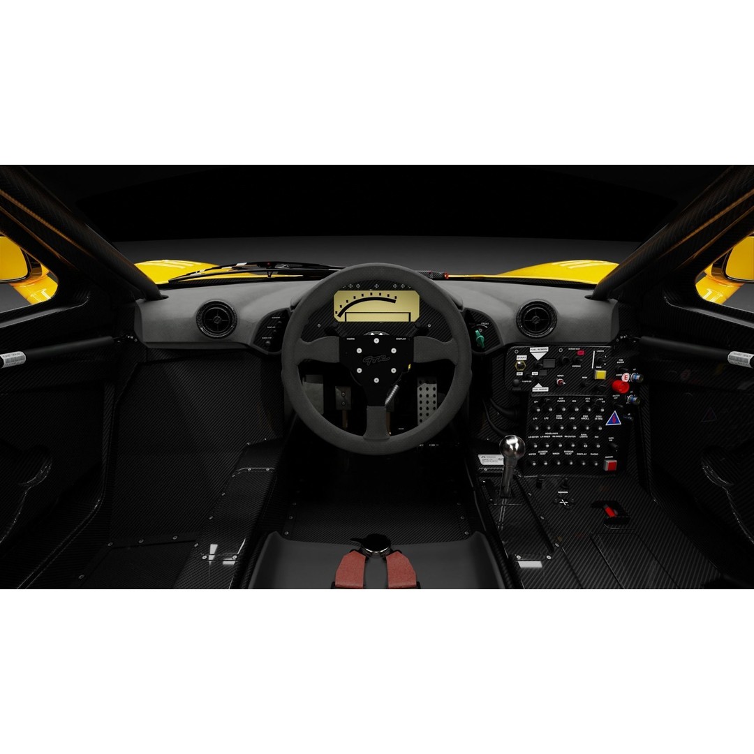 McLaren F1 GTR 3D Model – High Poly Rigged Game Asset, FBX, Blender - View 11