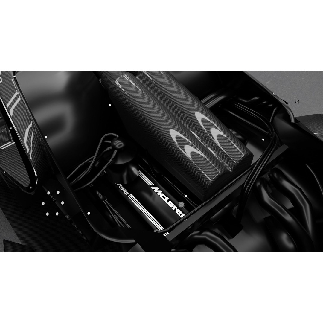 McLaren F1 GTR 3D Model – High Poly Rigged Game Asset, FBX, Blender - View 17