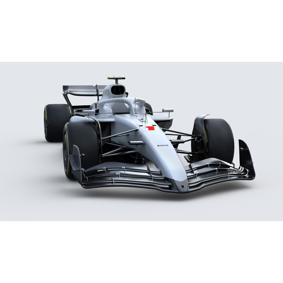 F1 Generic Car 3D Model – High Detail Racing Template, FBX, PBR - View 13