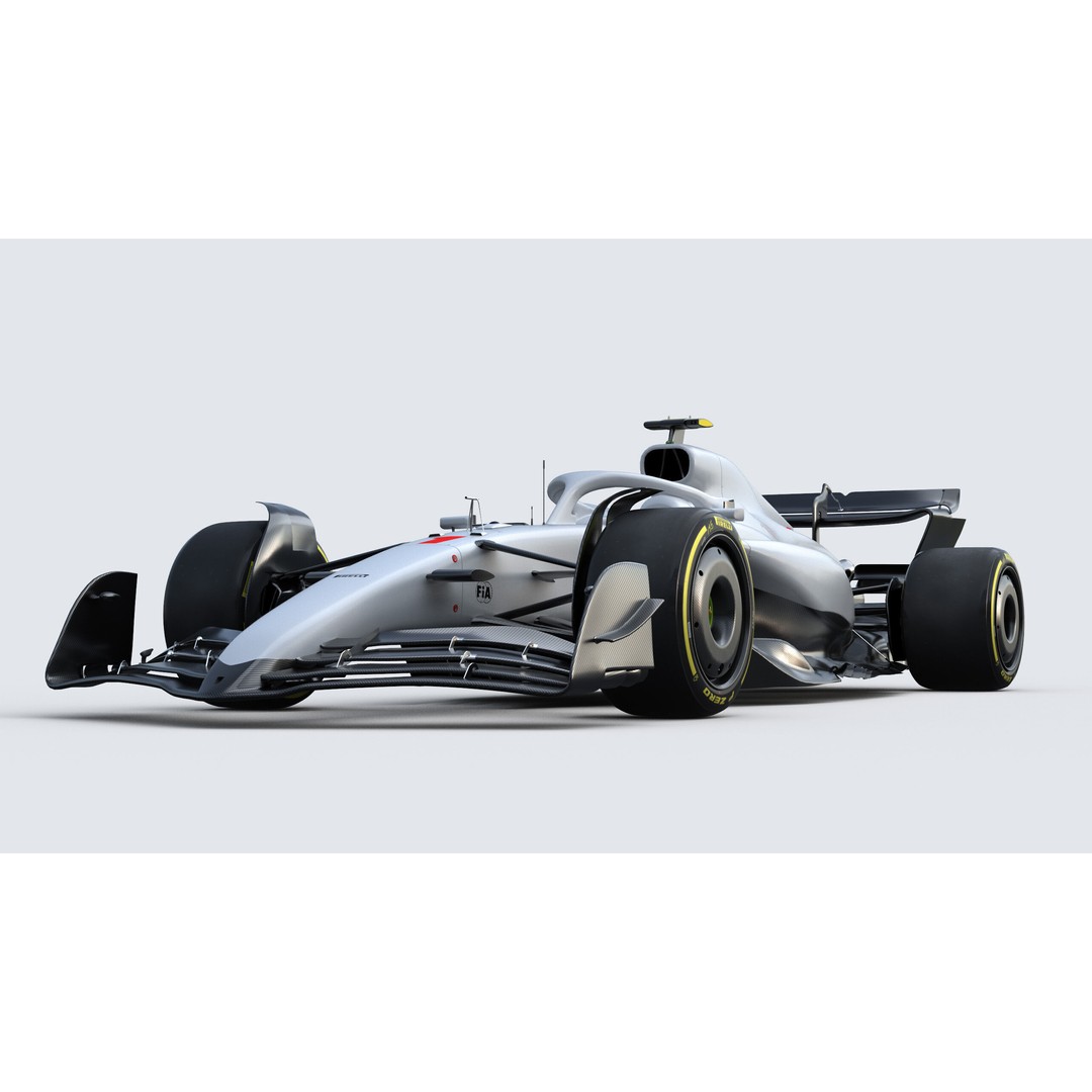 F1 Generic Car 3D Model – High Detail Racing Template, FBX, PBR - View 23