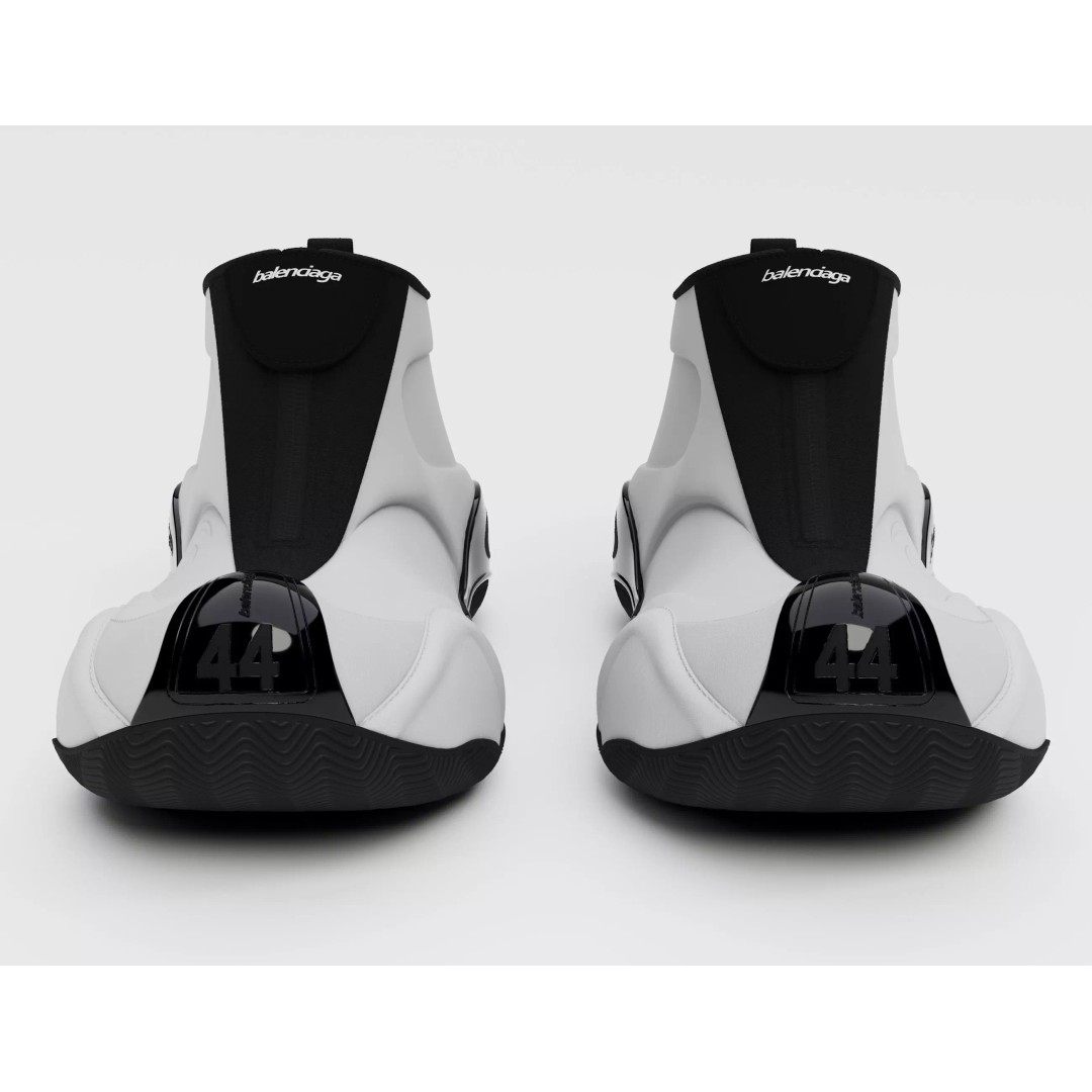 Balenciaga Basketball Sneakers 3D Model – Low Poly Game Asset, FBX - View 11