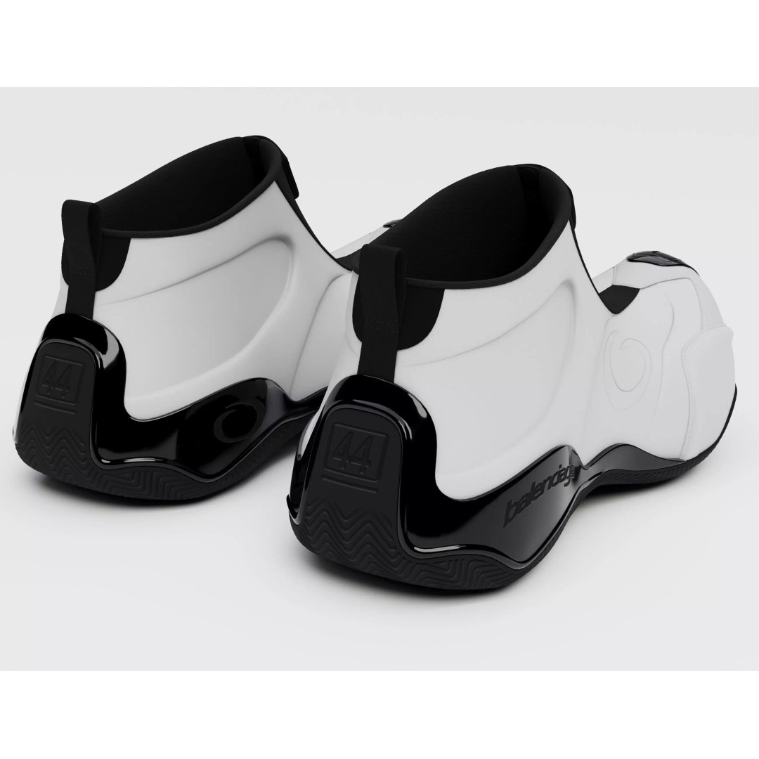 Balenciaga Basketball Sneakers 3D Model – Low Poly Game Asset, FBX - View 5