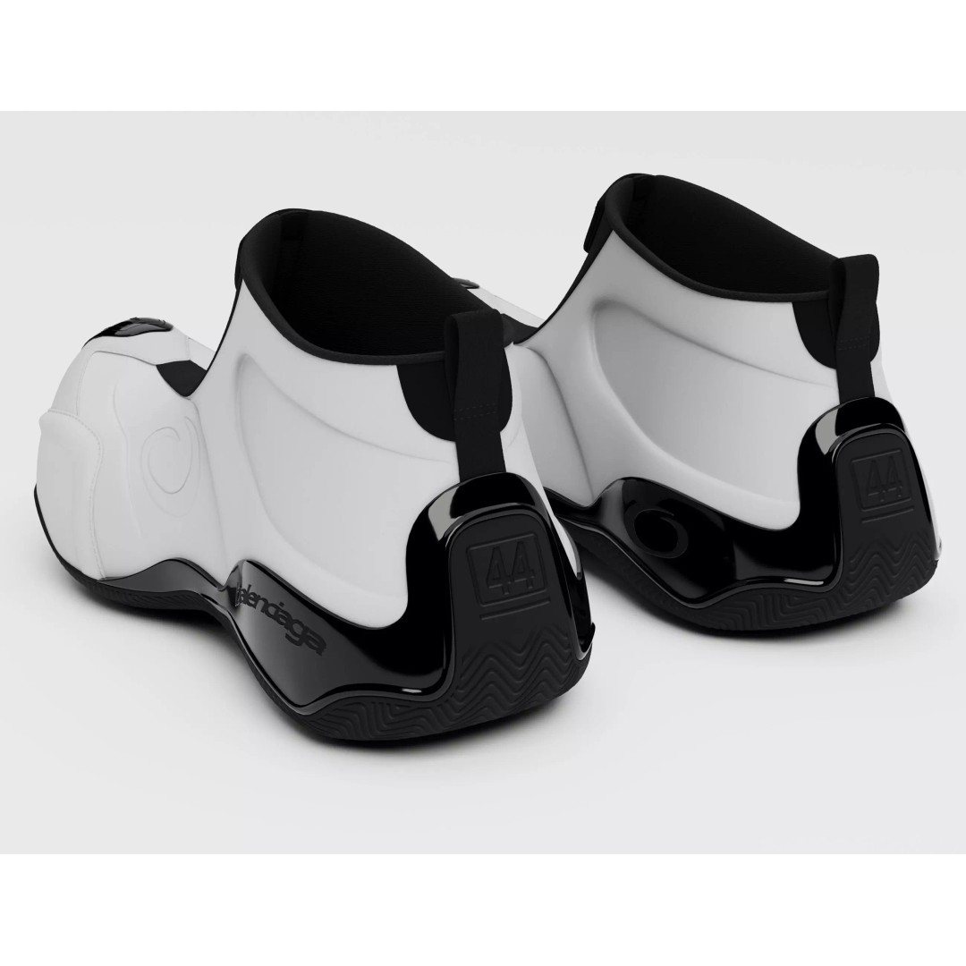 Balenciaga Basketball Sneakers 3D Model – Low Poly Game Asset, FBX - View 8