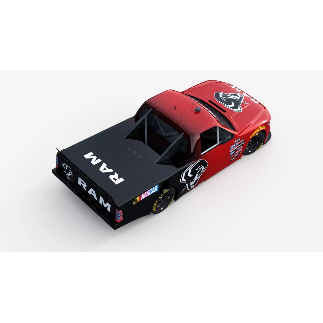 Nascar Truck RAM 2026 3D Model – Low Poly Game Asset, FBX, OBJ - View 8