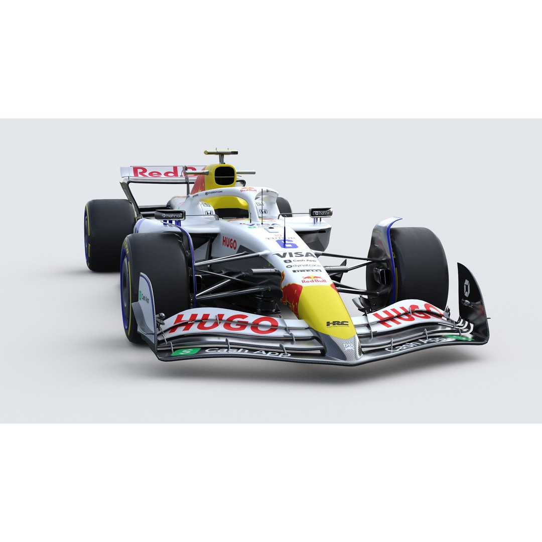 F1 Visa Cash App 3D Model – High-Detail Racing Asset, PBR Textures - View 13
