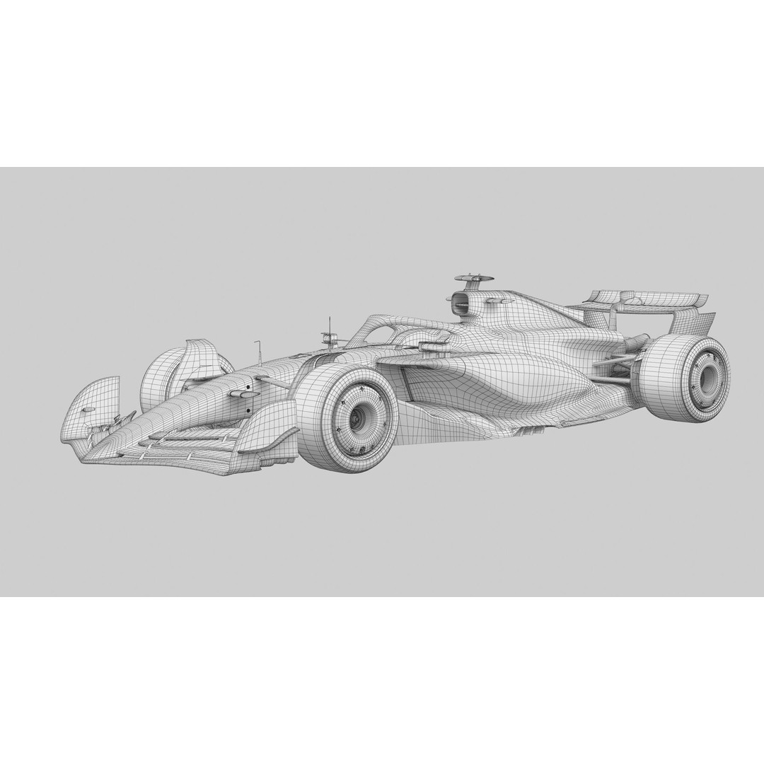 F1 Visa Cash App 3D Model – High-Detail Racing Asset, PBR Textures - View 16