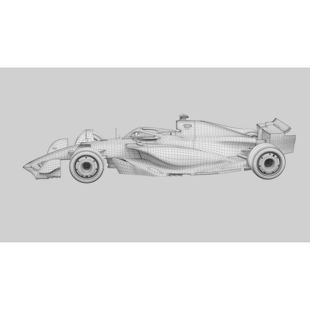 F1 Visa Cash App 3D Model – High-Detail Racing Asset, PBR Textures - View 17