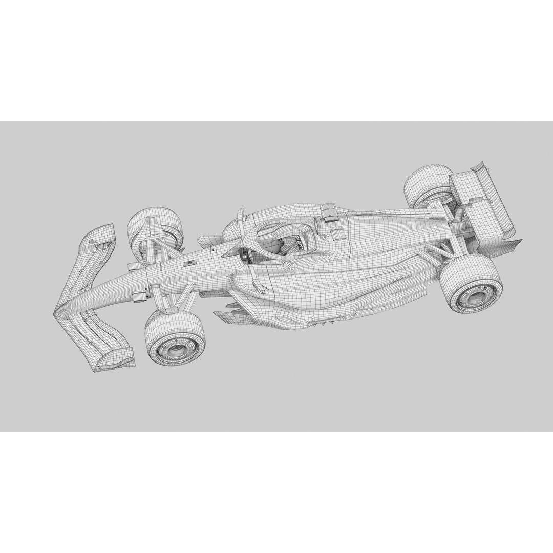 F1 Visa Cash App 3D Model – High-Detail Racing Asset, PBR Textures - View 18