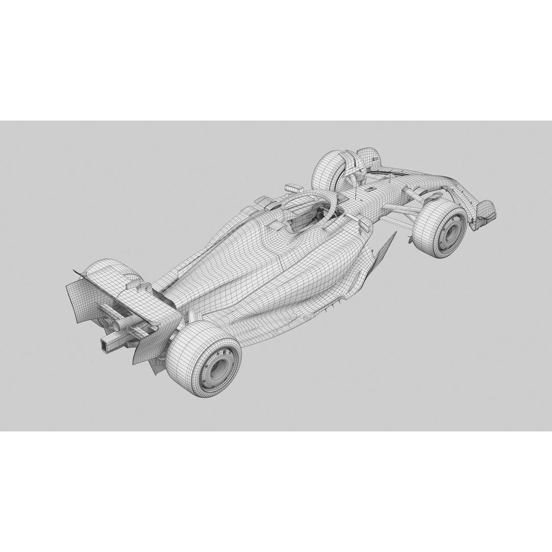 F1 Visa Cash App 3D Model – High-Detail Racing Asset, PBR Textures - View 19