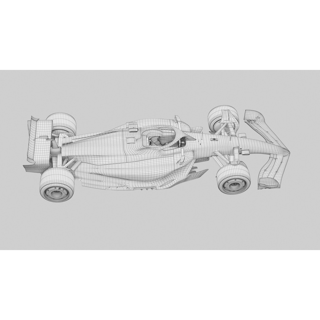 F1 Visa Cash App 3D Model – High-Detail Racing Asset, PBR Textures - View 20