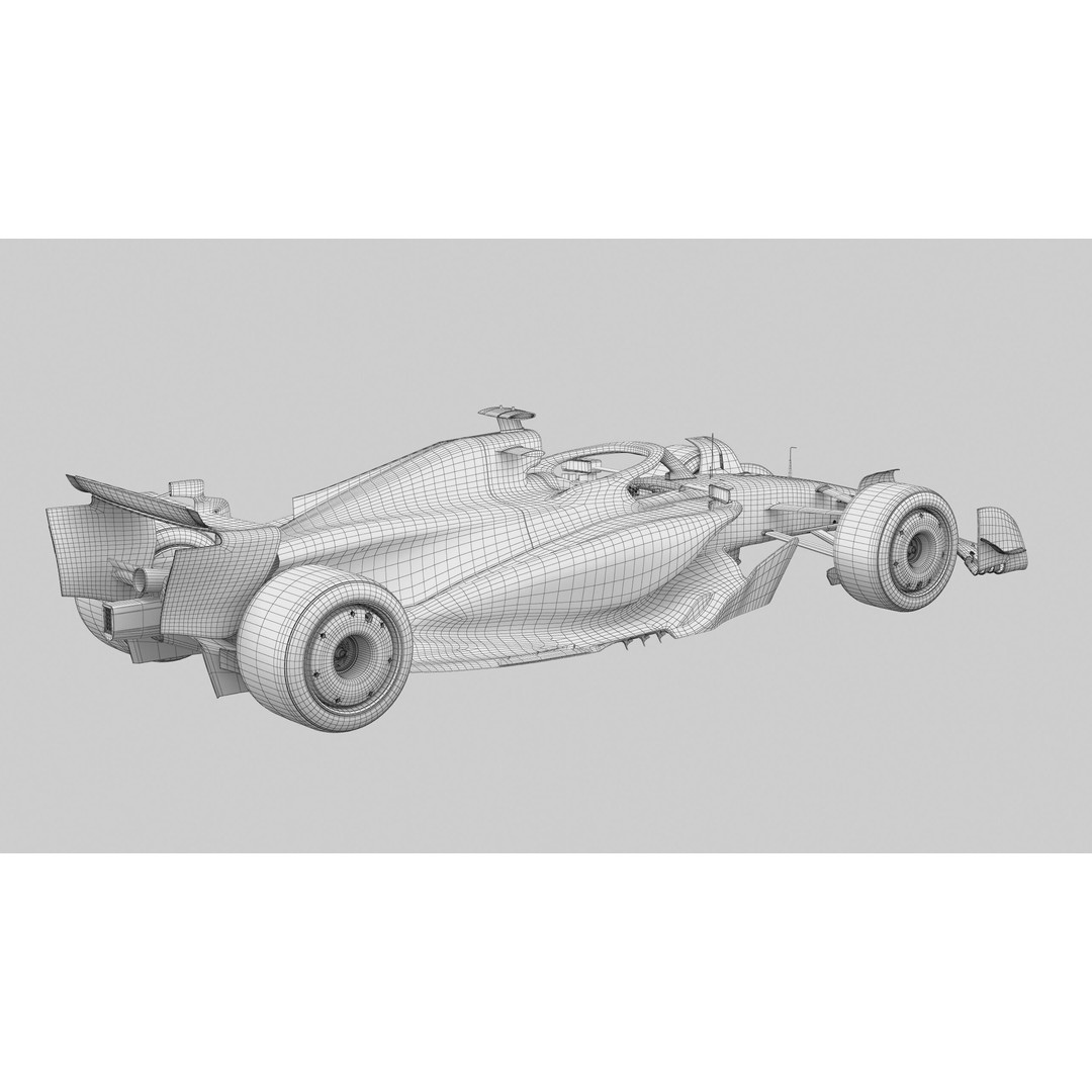 F1 Visa Cash App 3D Model – High-Detail Racing Asset, PBR Textures - View 21