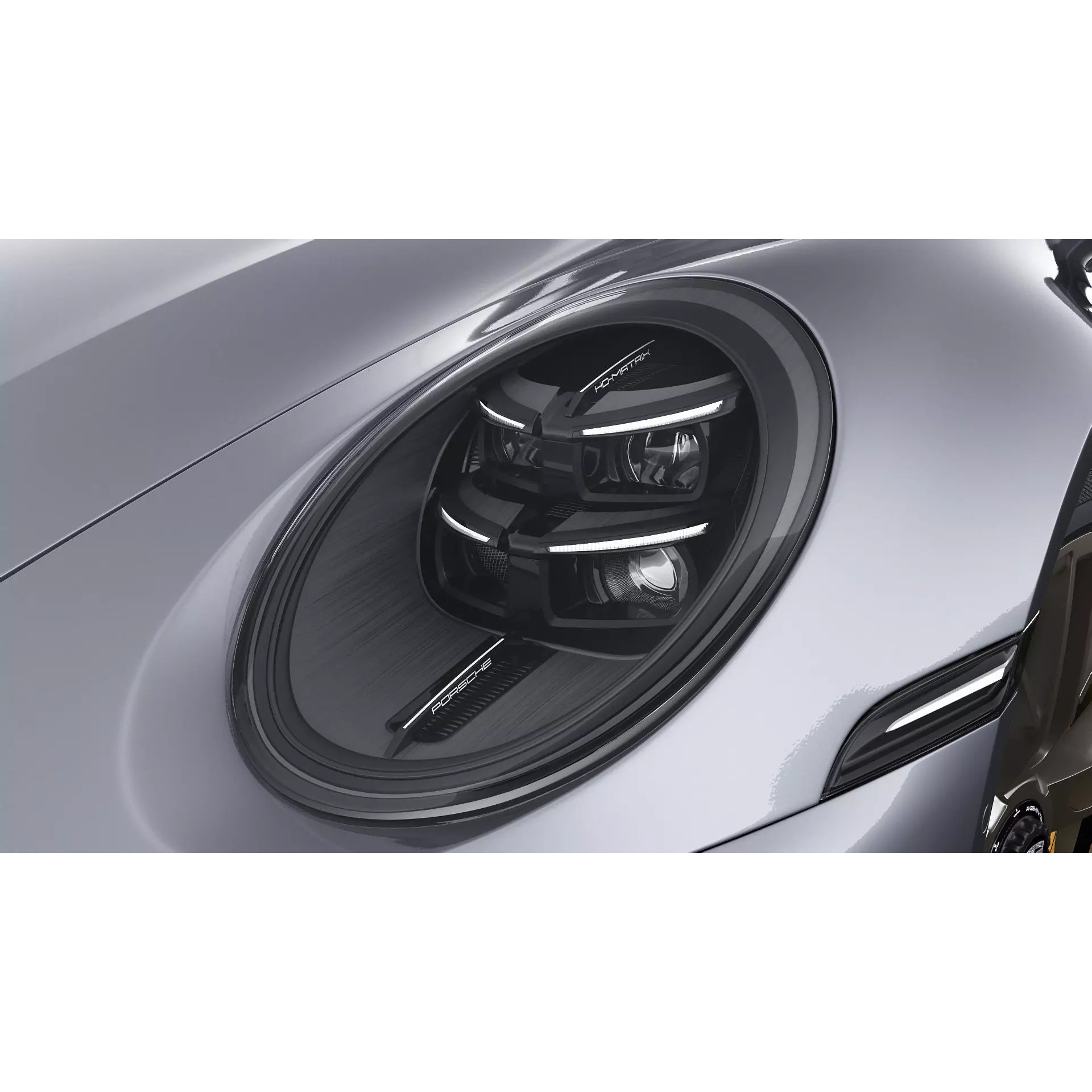 Porsche 911 Turbo S 2026 - Game-Ready 3D Model - View 10