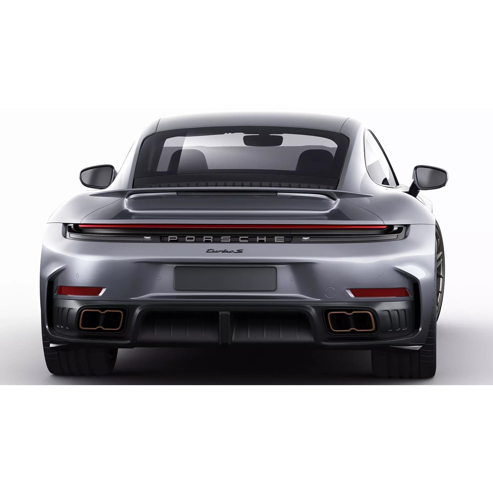 Porsche 911 Turbo S 2026 - Game-Ready 3D Model - View 20