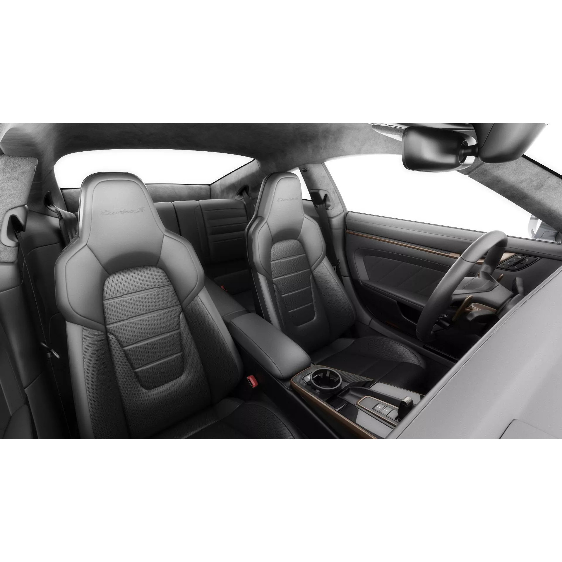 Porsche 911 Turbo S 2026 - Game-Ready 3D Model - View 24