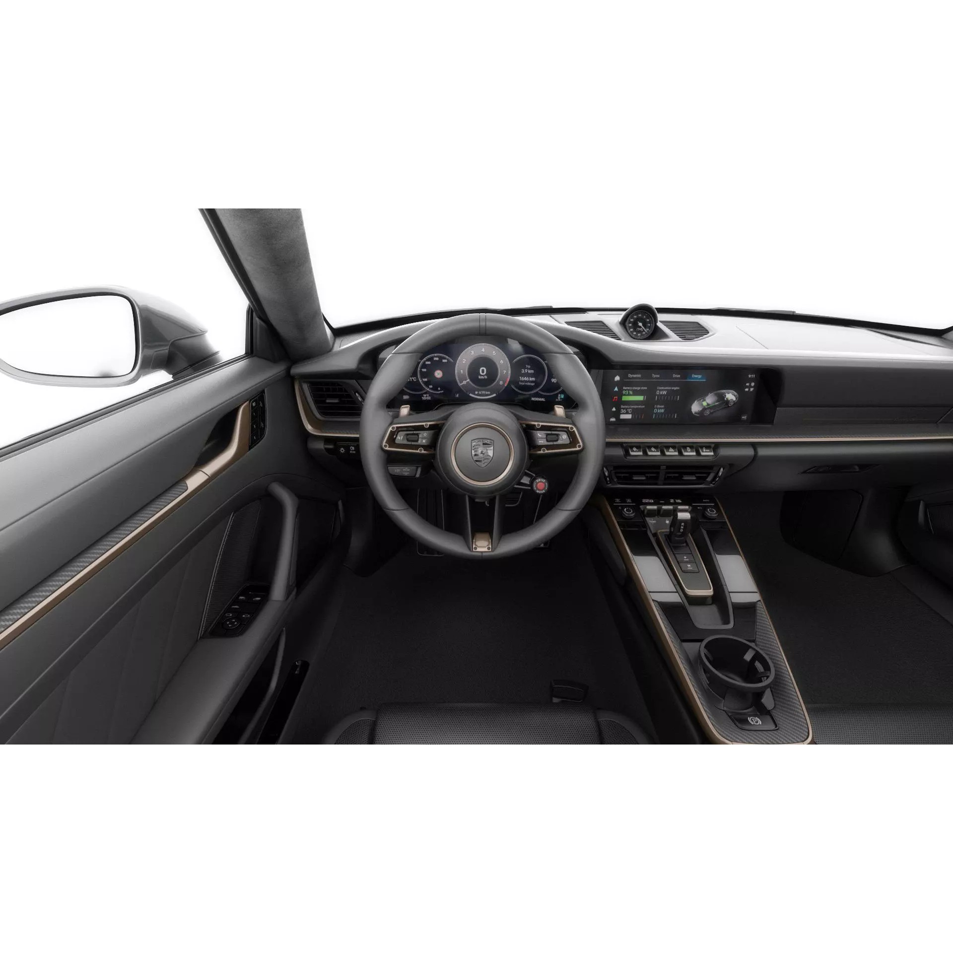 Porsche 911 Turbo S 2026 - Game-Ready 3D Model - View 26