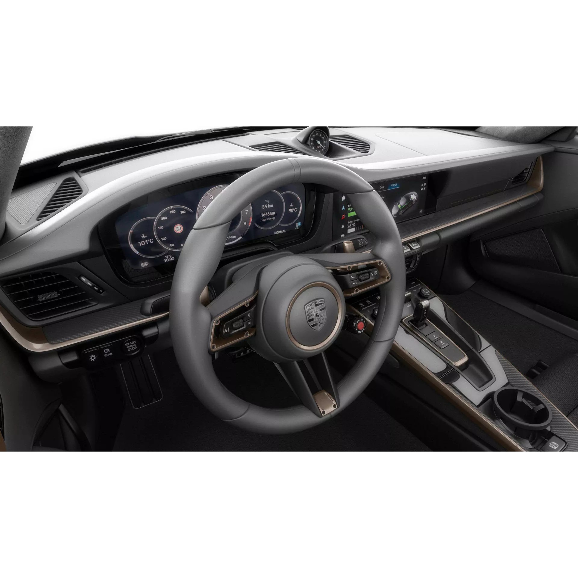 Porsche 911 Turbo S 2026 - Game-Ready 3D Model - View 27