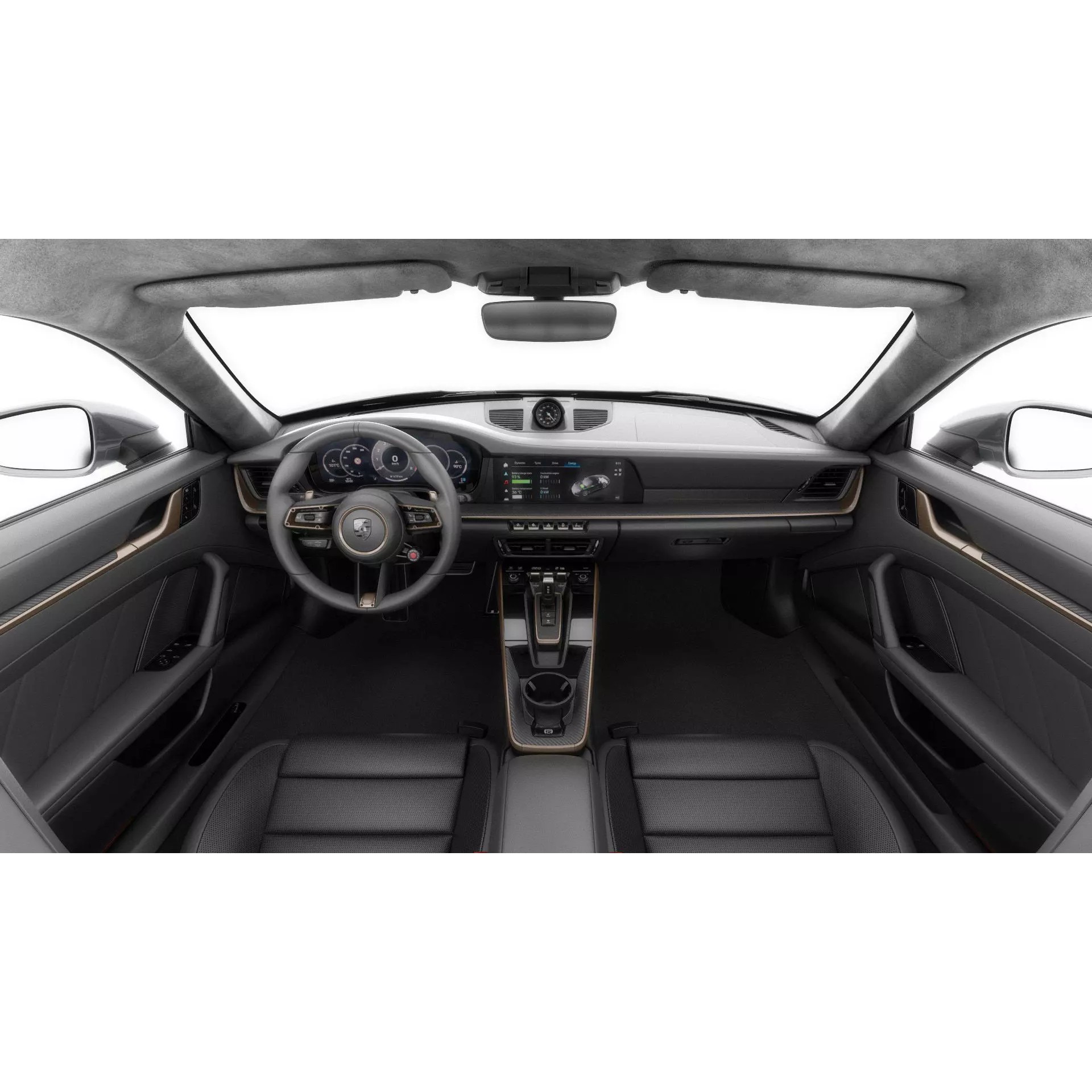 Porsche 911 Turbo S 2026 - Game-Ready 3D Model - View 30