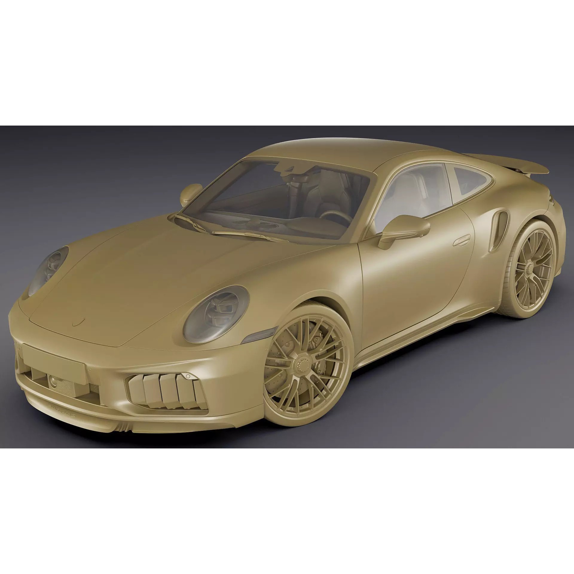 Porsche 911 Turbo S 2026 - Game-Ready 3D Model - View 31