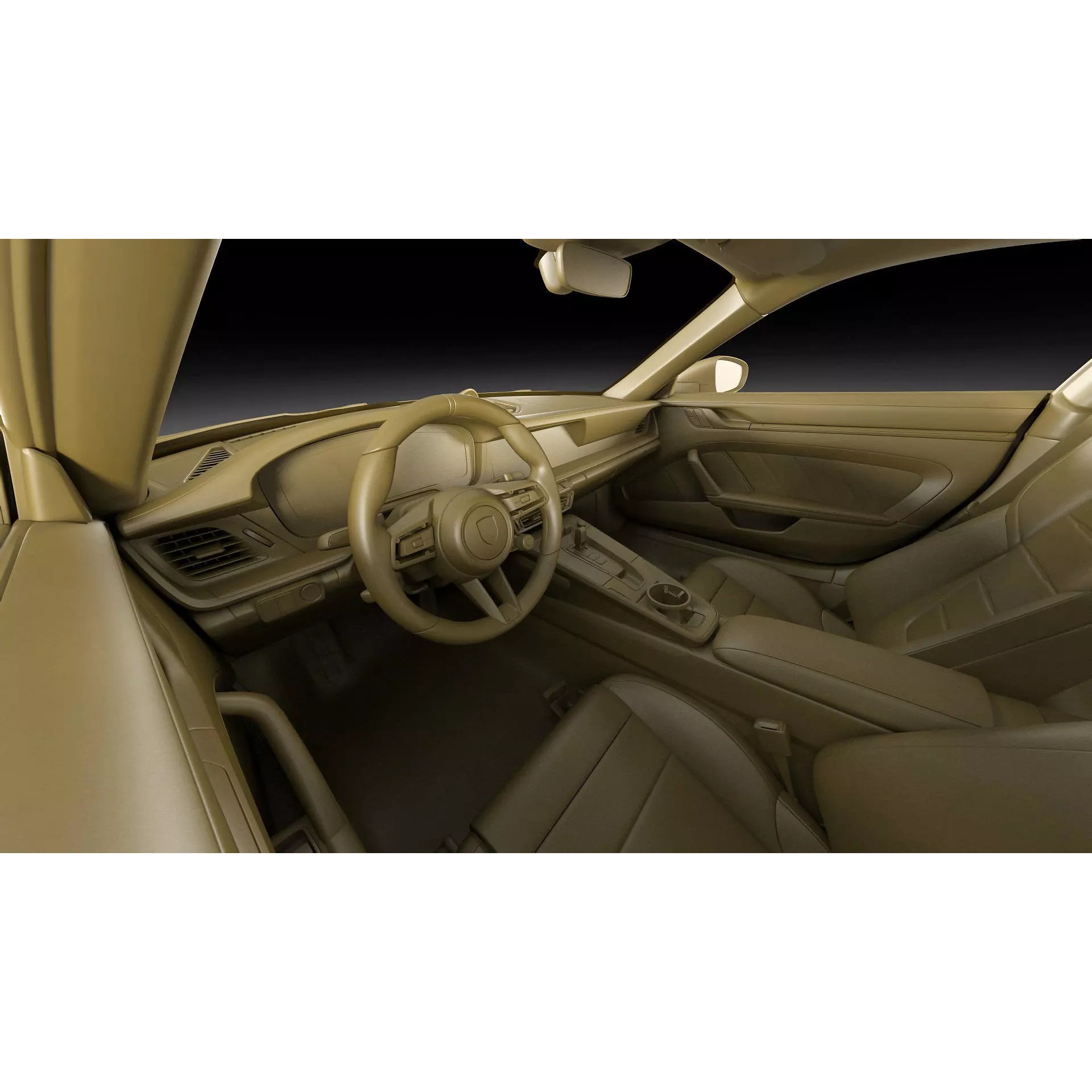 Porsche 911 Turbo S 2026 - Game-Ready 3D Model - View 35