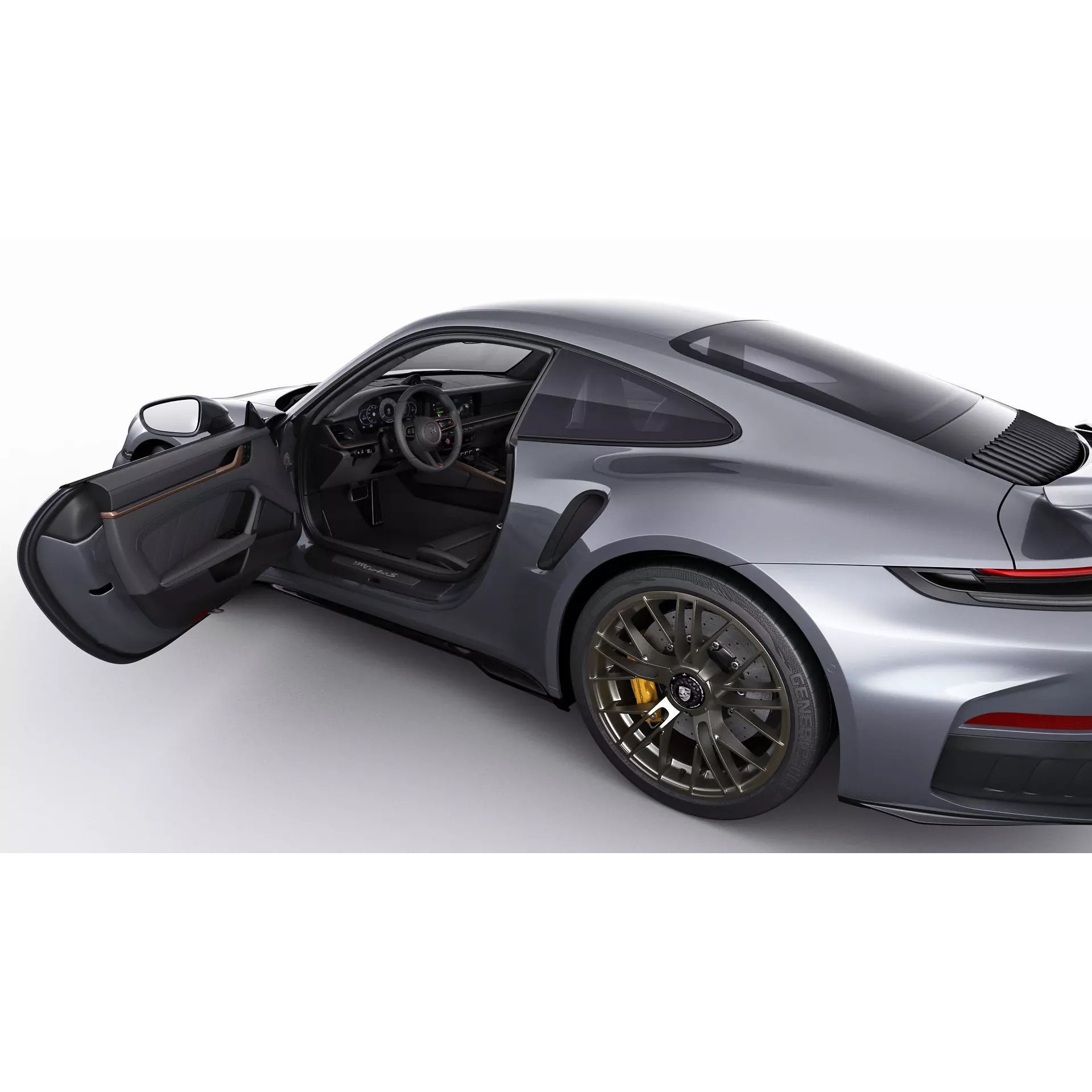 Porsche 911 Turbo S 2026 - Game-Ready 3D Model - View 4