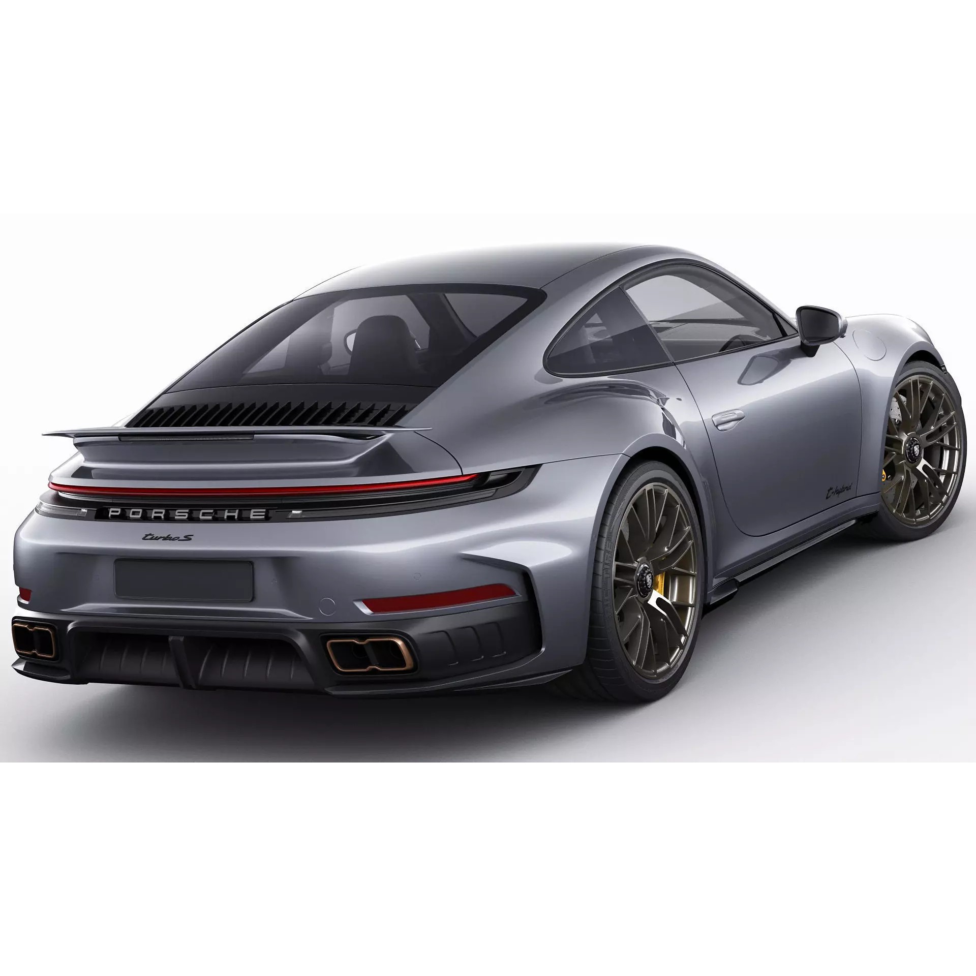 Porsche 911 Turbo S 2026 - Game-Ready 3D Model - View 5