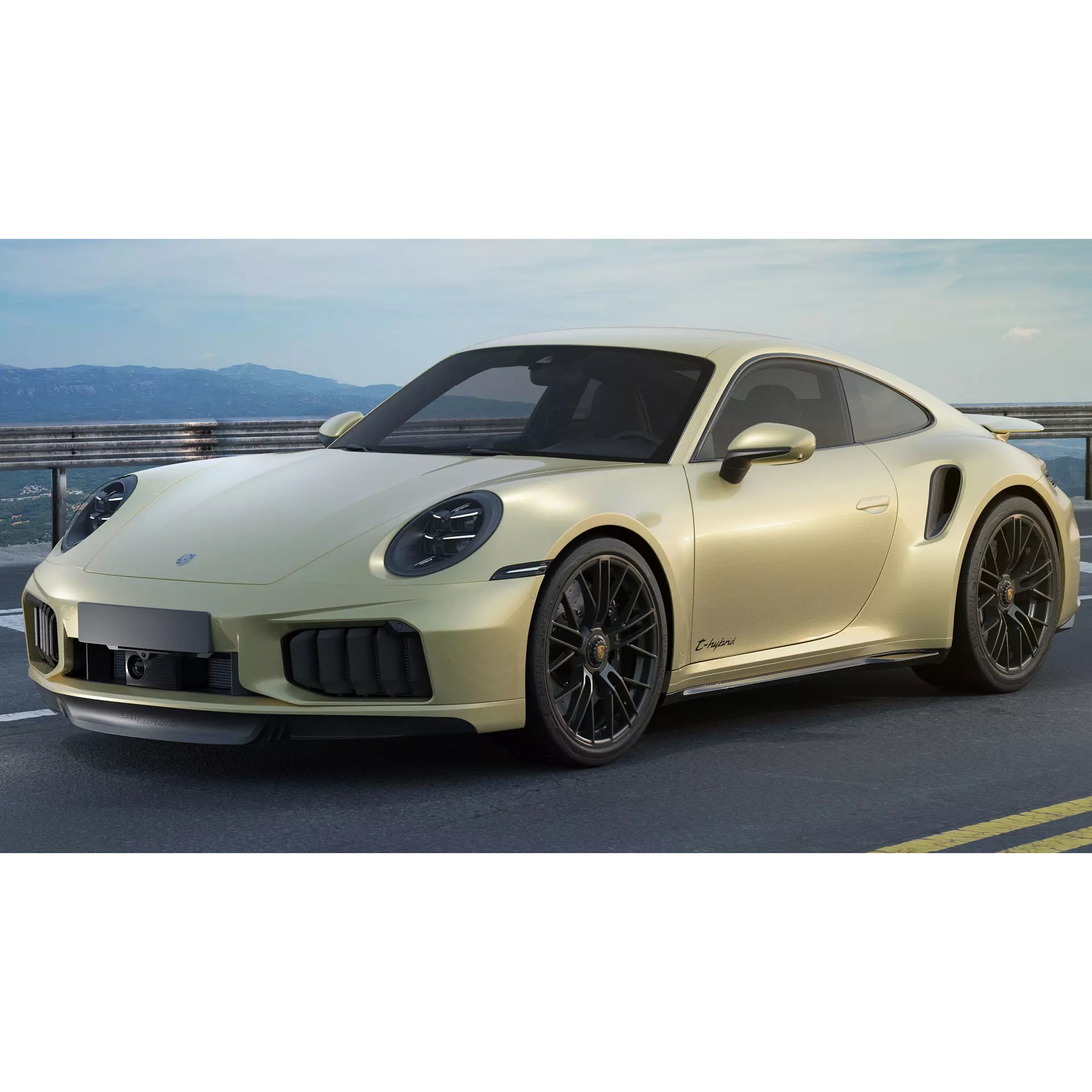 Porsche 911 Turbo S 2026 - Game-Ready 3D Model - View 6